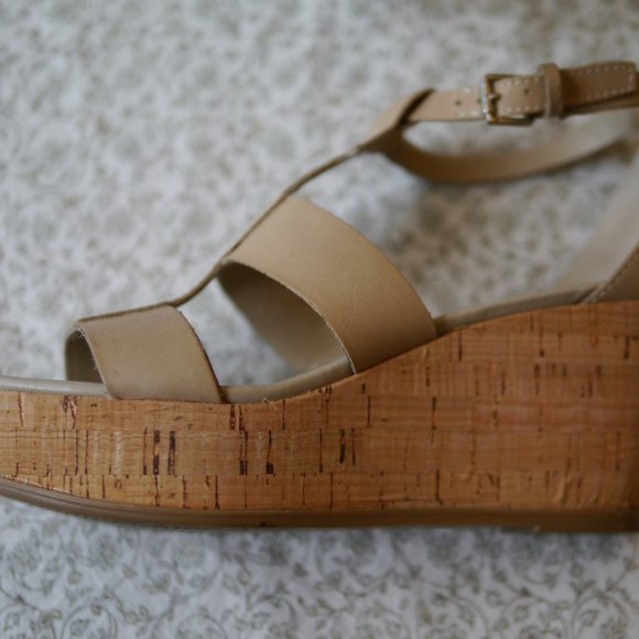 Franco Sarto Falco Platform Wedge Sandals 7.5 - Picture 8 of 11